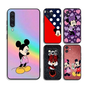 Custodie protettive di Topolino per iPhone e Samsung S24 S23 S22 S21 A25 A15 A54 A53 A52 A34 A33 A32 A14 A13 4G 5G