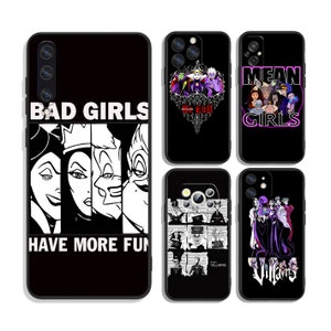 Cartoon Villains Protective Cases for iPhone & Samsung S24 S23 S22 S21 A25 A15 A54 A53 A52 A34 A33 A32 A14 A13 4G 5G