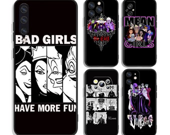 Cartoon Villains Protective Cases for iPhone & Samsung S24 S23 S22 S21 A25 A15 A54 A53 A52 A34 A33 A32 A14 A13 4G 5G