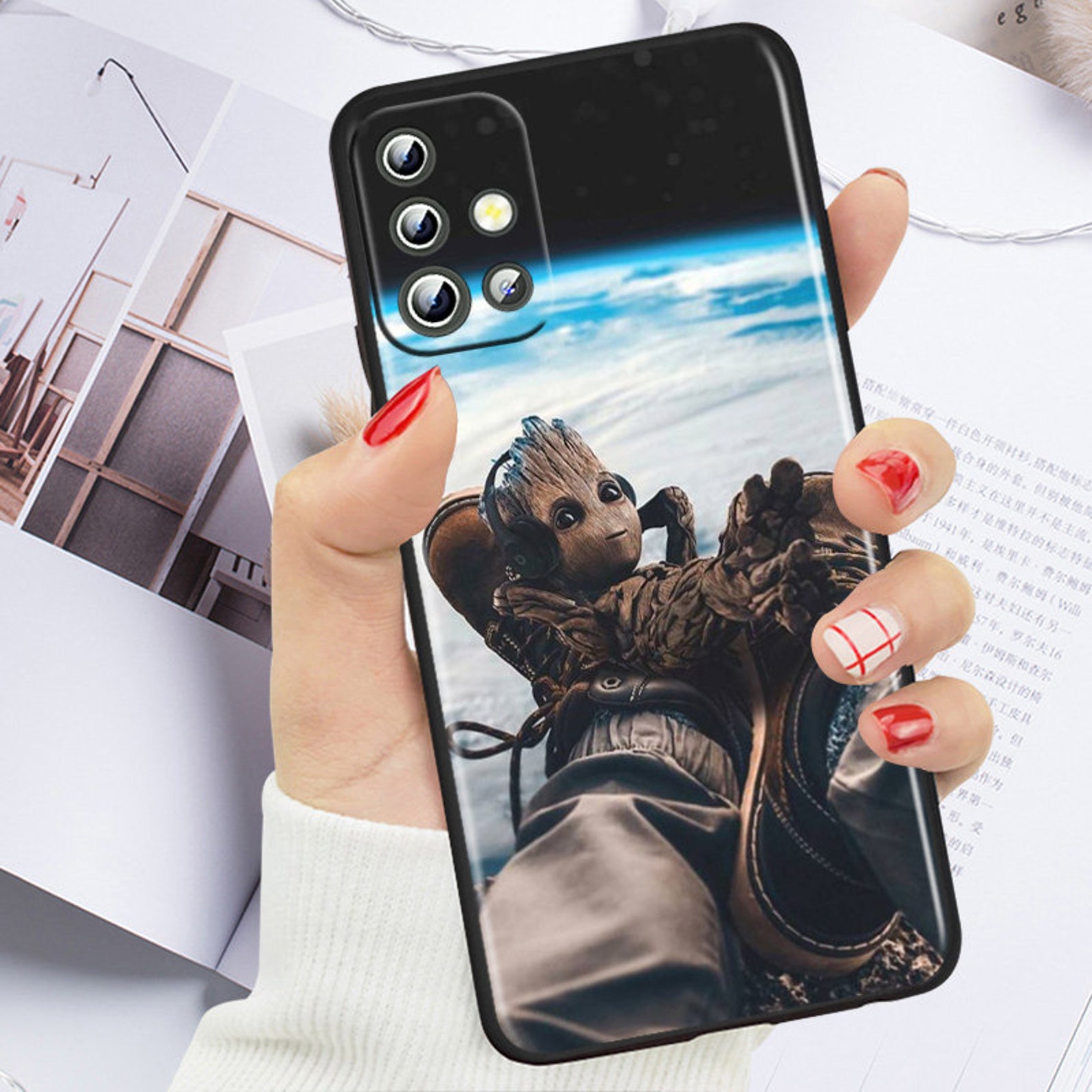 Rocket Case Groot Rocket Raccoon Protective Cases for iPhone & Samsung S24 S23 S22 ...