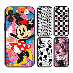 Custodie protettive di Topolino per iPhone e Samsung S24 S23 S22 S21 A25 A15 A54 A53 A52 A34 A33 A32 A14 A13 4G 5G