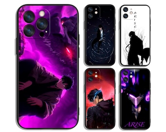 アニメシャドウモナークパワーアウェイクニングバイブソフトシリコン保護ケースカバー（iPhone、Samsungなどに対応）