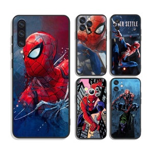Spider-Man Protective Cases for iPhone & Samsung S24 S23 S22 S21 A25 A15 A54 A53 A52 A34 A33 A32 A14 A13 4G 5G