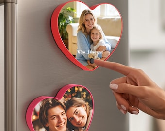 カスタム音声録音写真入り冷蔵庫マグネット：母の日の記念品、お母さんへのギフト