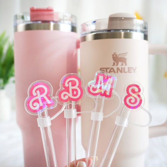 Personalized Stanley Straw Cover: Custom Initial Topper