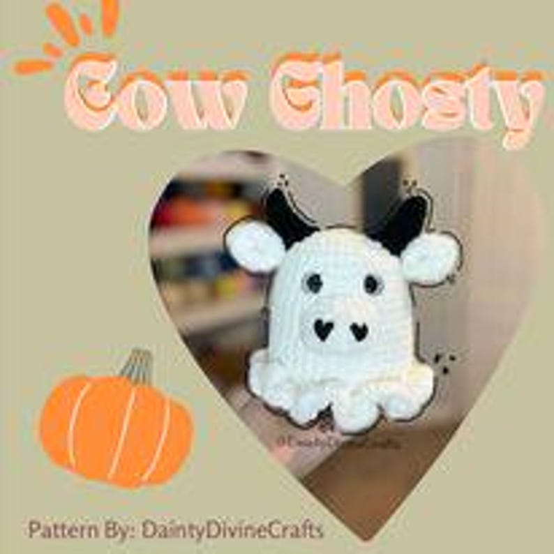 Cow Ghost PDF Pattern - Etsy