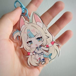 Sameko Saba Chibi Keychain VTuber