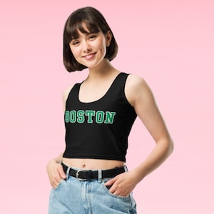 Boston Celtics Shirt for Women Boston Celtics Women&#39;s Shirt Celtics Boston Celtics Crop Top Boston Celtics T-Shirt NBA Apparel for Women