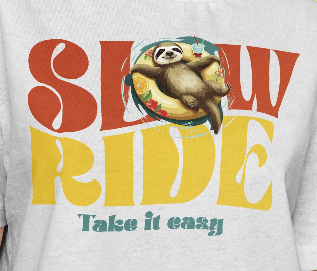 Sloth. Slow Ride. Hippie. Song Lyrics. Unisex Garment-dyed T-shirt - Etsy