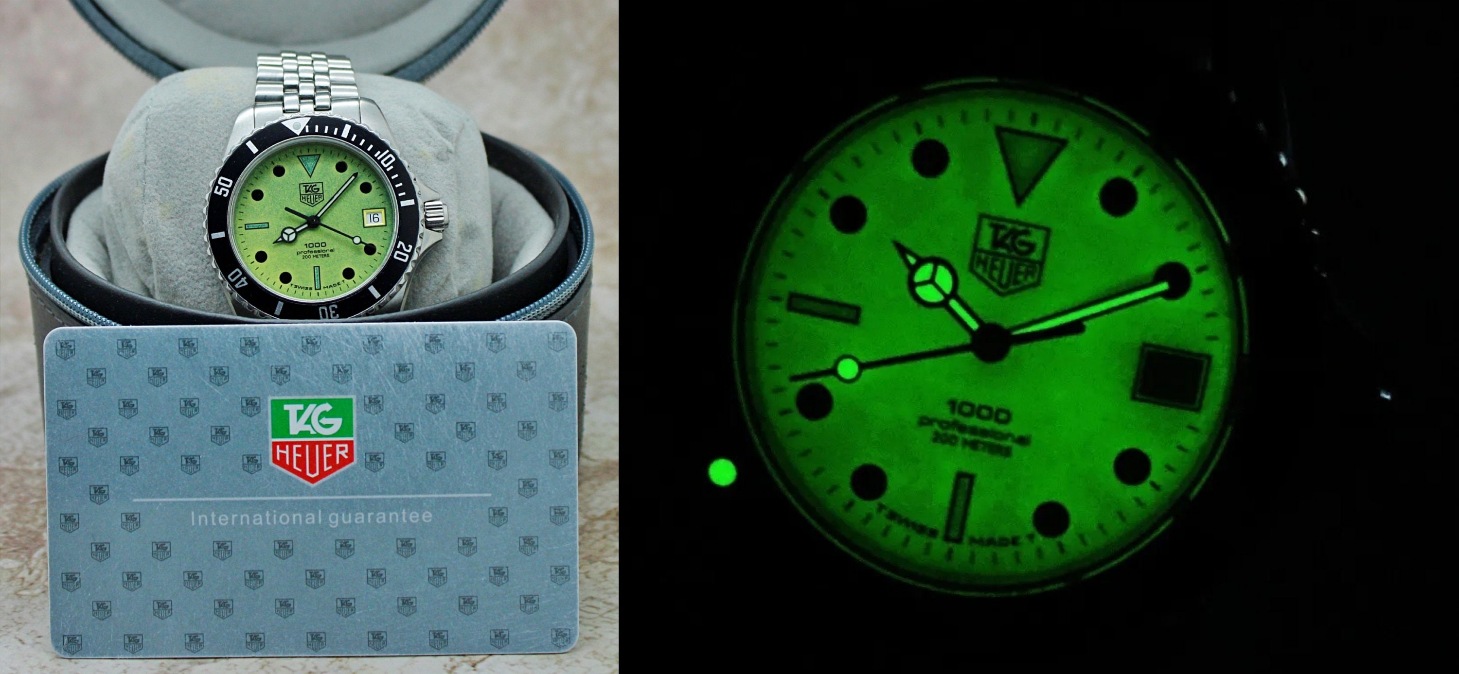 TAG HEUER 1000 希少 ９８０．０２０N　ビンテージ TAG Heuer 1000 Professional 980.020N | Ref. 980.020N Watches