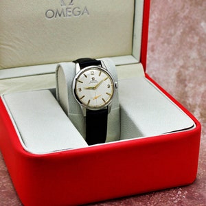 Vintage Omega Seamaster Cal.268 Central Seconder Display Swiss Watch - Omega Box