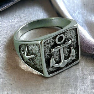 Silber Anker Ring