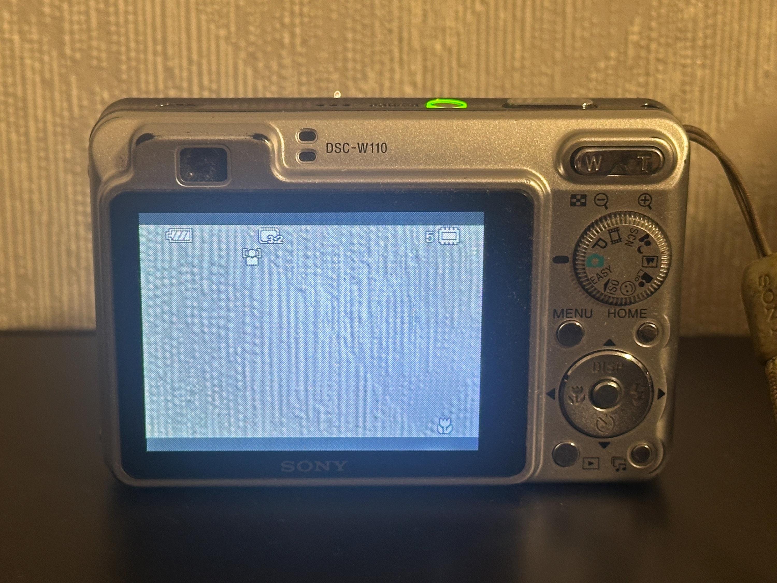 Sony Digital Camera Cybershot DSC-W110 7.2MP Silver Tested