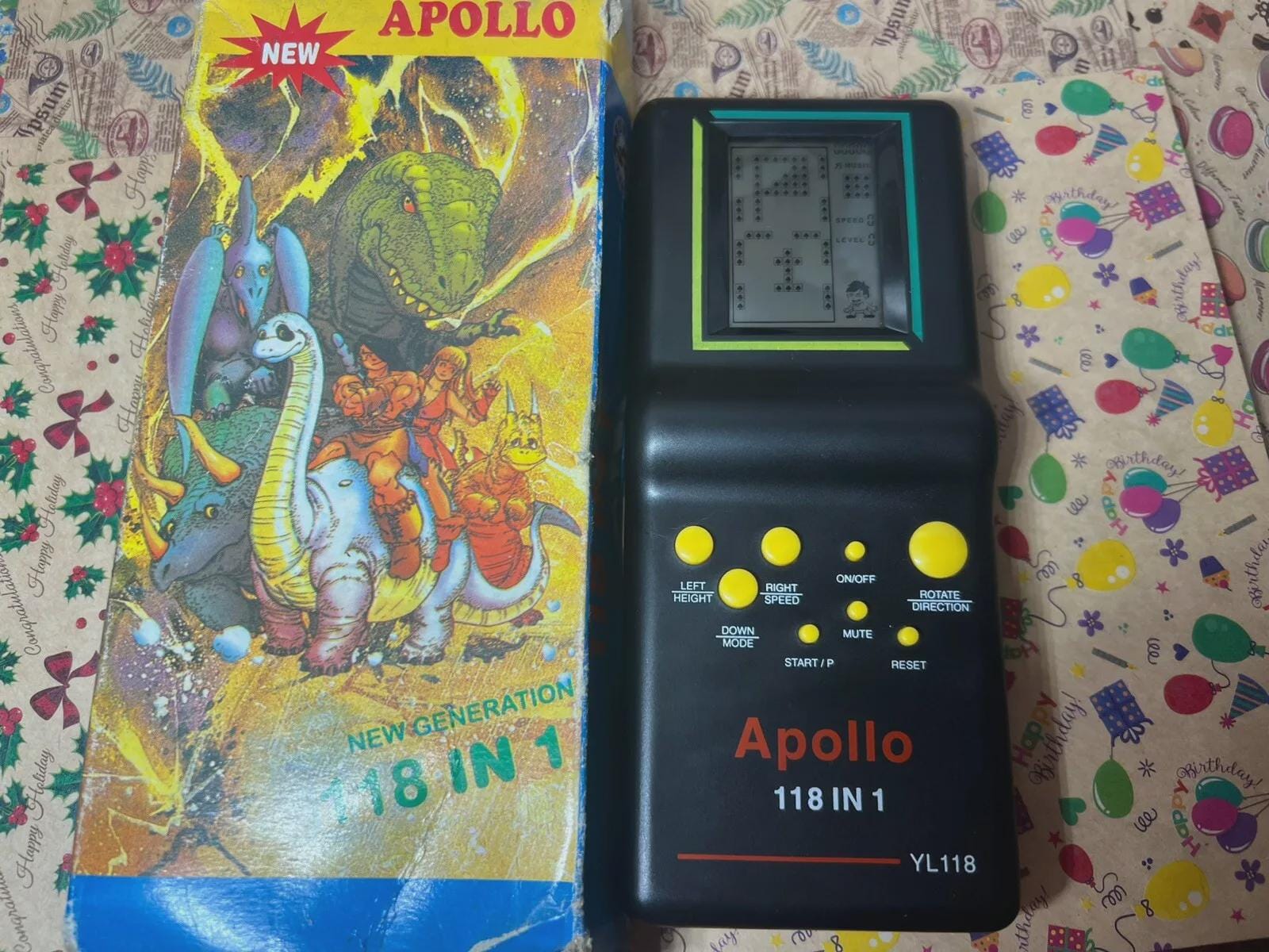 Soviet Brick Game Super Handheld Electronic Game 118 in 1 Apollo