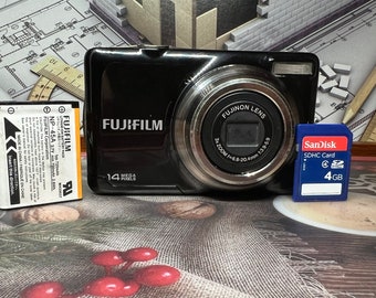 Fujifilm Finepix JV300 14.0MP 3X Optical Zoom Digital Camera - Black