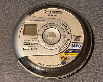 パナソニックCDプレーヤー分解アート、機能的な音楽プレーヤー、レトロ