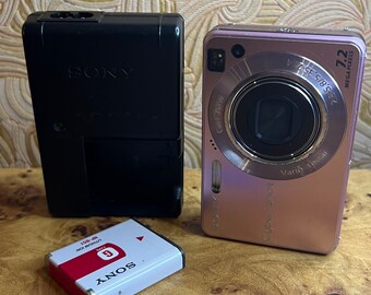 Sony Cyber-shot DSC-W120 7.2MP Digital Camera - Pink Camera