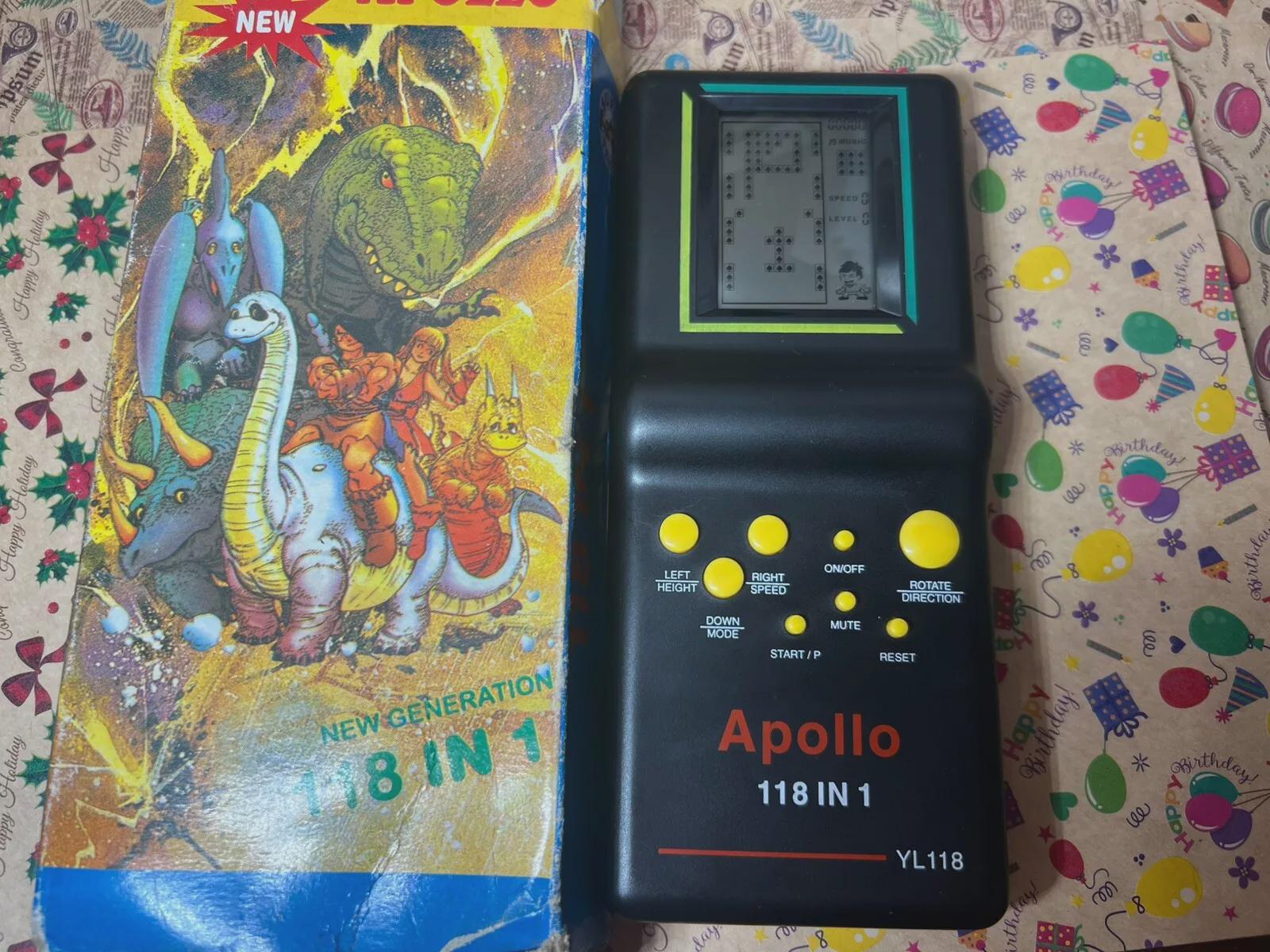 Soviet Brick Game Super Handheld Electronic Game 118 in 1 Apollo