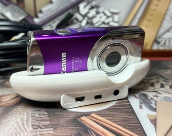 Camera Canon digital IXUS i PC1144 5.0 Megapixels Tested Purple