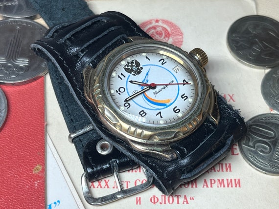 Vintage Soviet watch Vostok Fighter Tu 22 M3 Air … - image 7