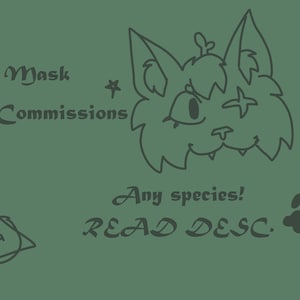 Therian Mask Commissions! (DO NOT PURCHASE!)