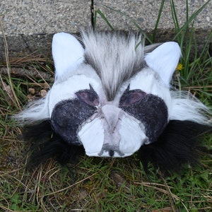 Raccoon Therian Mask