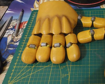 Gele Konijnenhandschoenen
