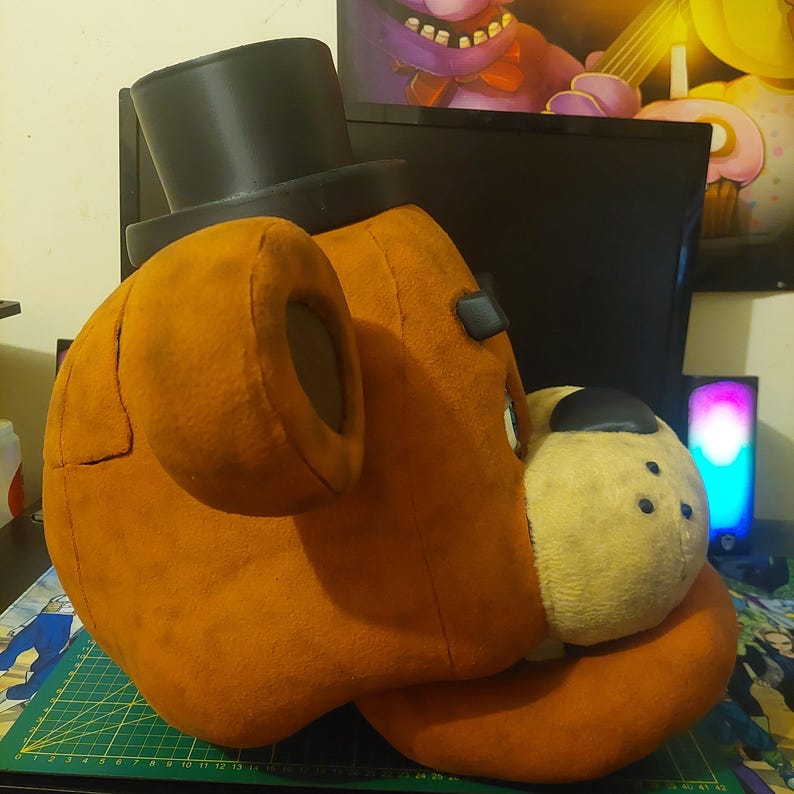 Movie Freddy Fazbear Cosplay Head Etsy Australia