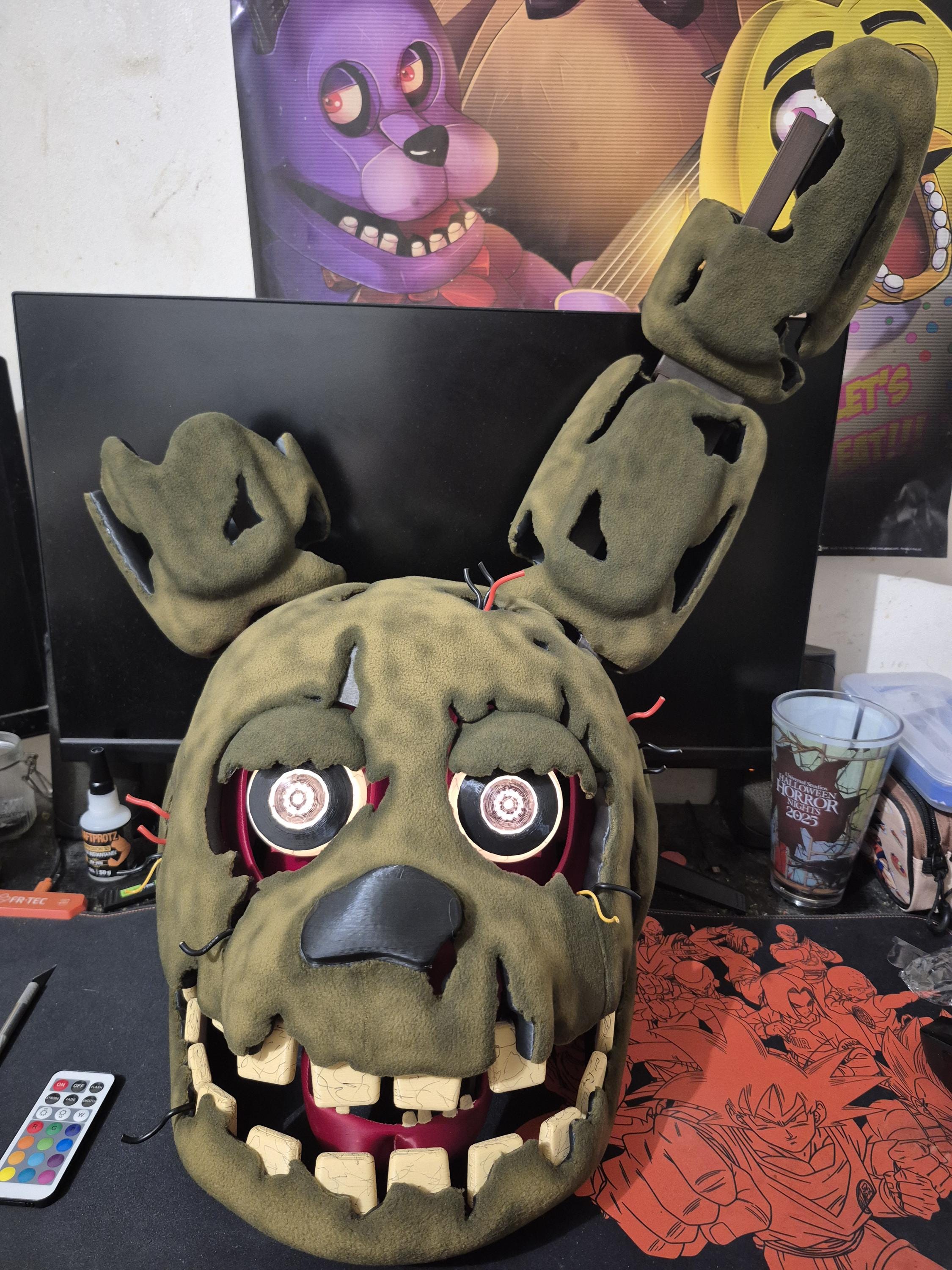 Springtrap Cosplay Head - Etsy
