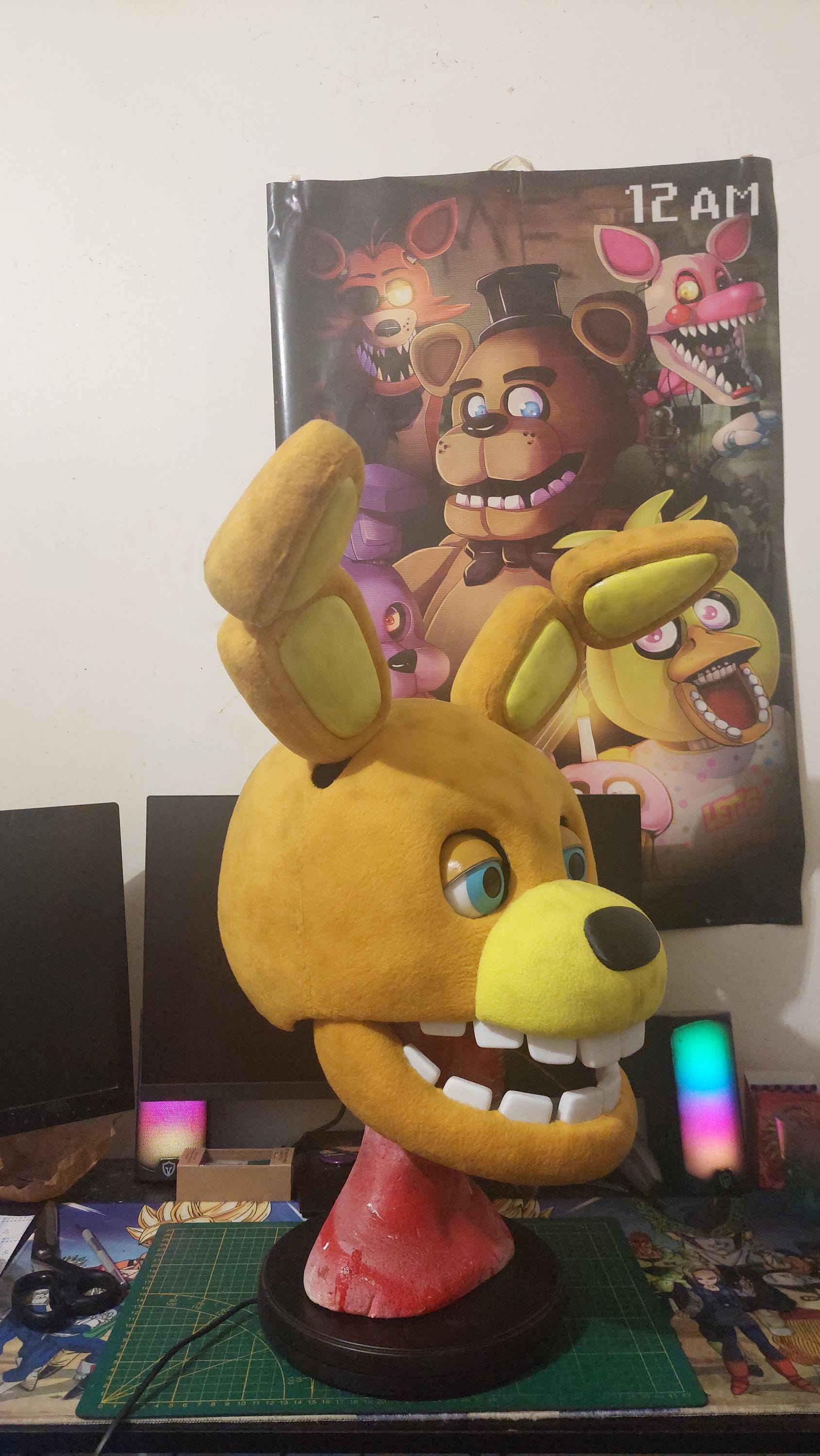 Yellow Rabbit Cosplay Head (FNAF Movie Picture Version) - Etsy
