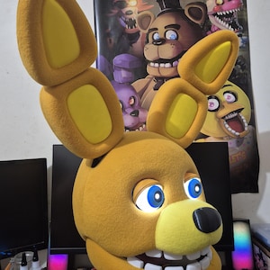 Yellow Rabbit Cosplay Head (FNAF Movie 2 Version) - Etsy