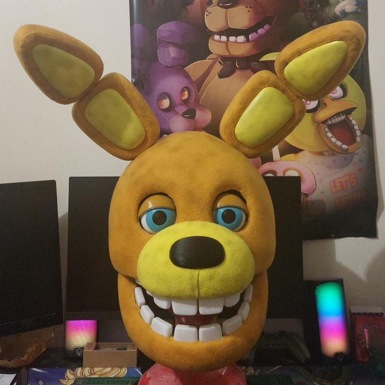 Yellow Rabbit Cosplay Head (FNAF Movie Picture Version) - Etsy
