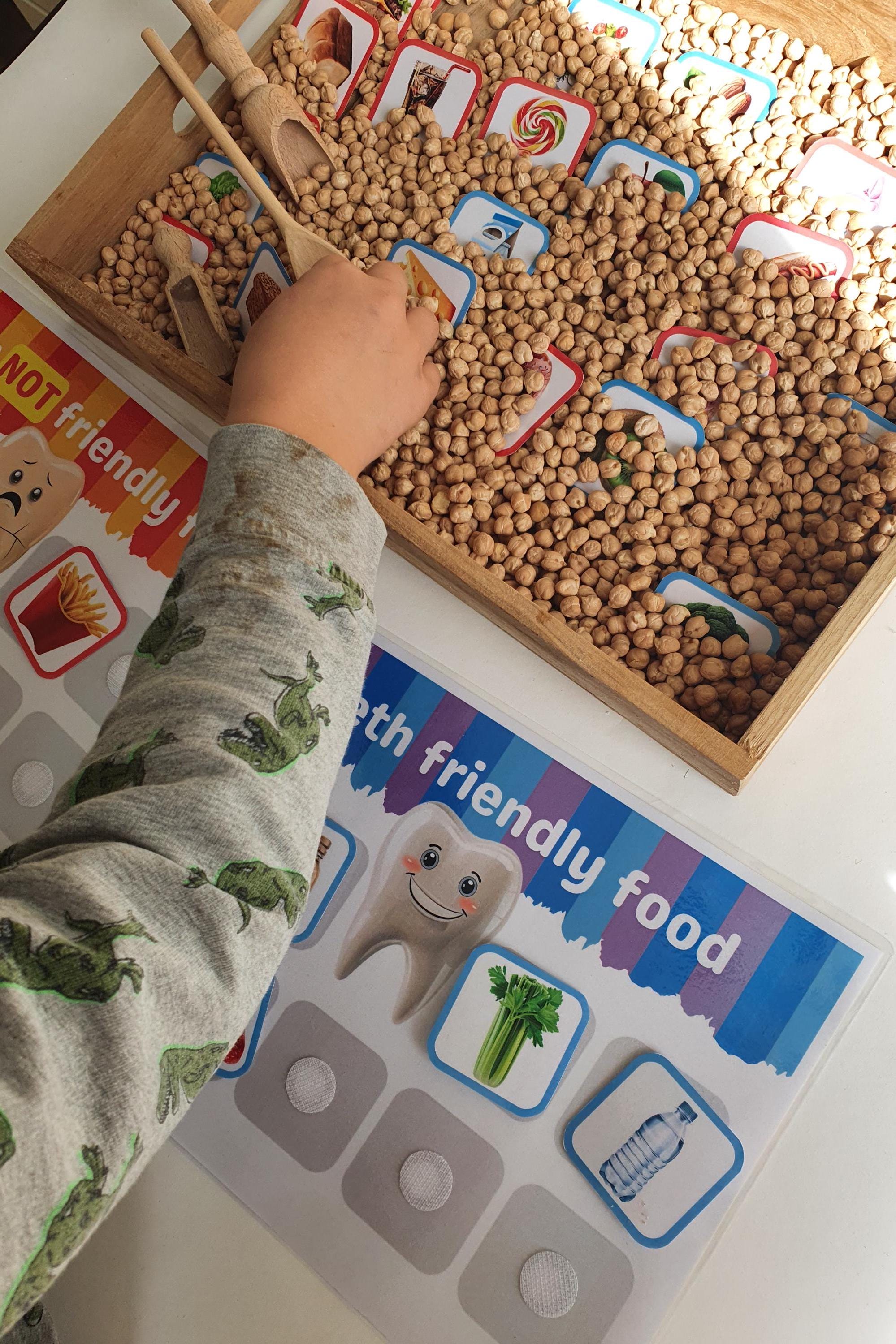 Tooth Animal Sorting Dental Health Brusching Teeth Game, Sad and Happy Tooth, Sorting ...