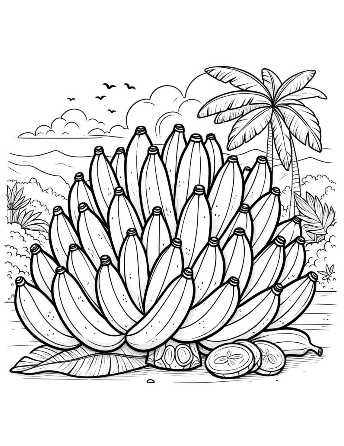 15 Pages Fruit and Vegetable Printable Colouring Pages for Kid and ...