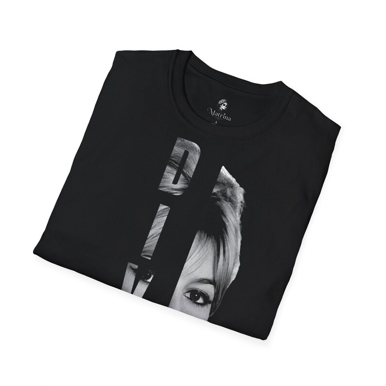 Brigitte Bardot Portrait Tee | Diva Graphic T-Shirt image 5