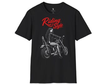 Riding in Style Motorcycle Tee | T-shirt