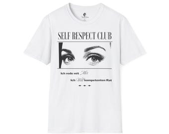Self Respect Club T-Shirt | Vintage Eyeliner Eyes Graphic Tee
