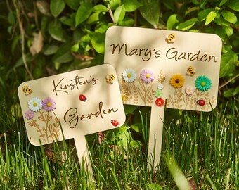 Custom Wood Sign for Outdoor, Custom Yard Sign, Custom Garden Sign, Personalized Garden Sign, Personalized Gifts, Garden Gift, Birthday Gift