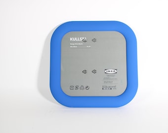 Vintage Ikea-fotolijst, fotolijst, ontwerp door Chris Martin, Ikea Kullsta, blauw