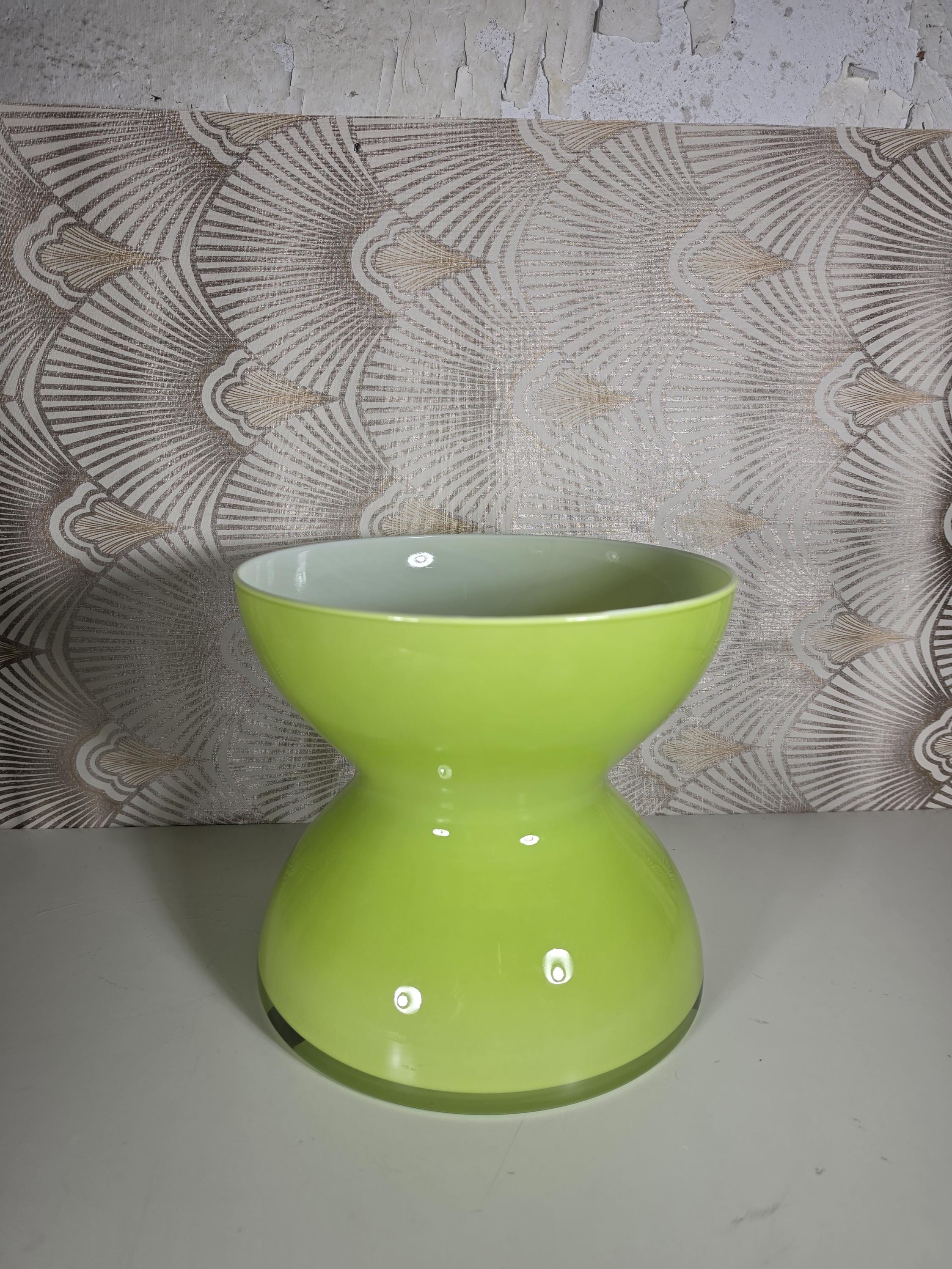 Anne Nilson , XXL Diablo Vase, Vintage Ikea Handmade Glass - Etsy