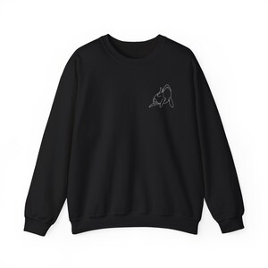 Killer Whale Crewneck Sweatshirt - Black