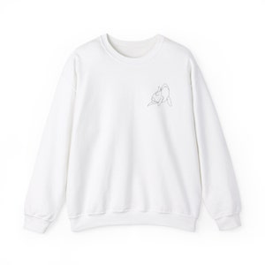 Killer Whale Crewneck Sweatshirt - White