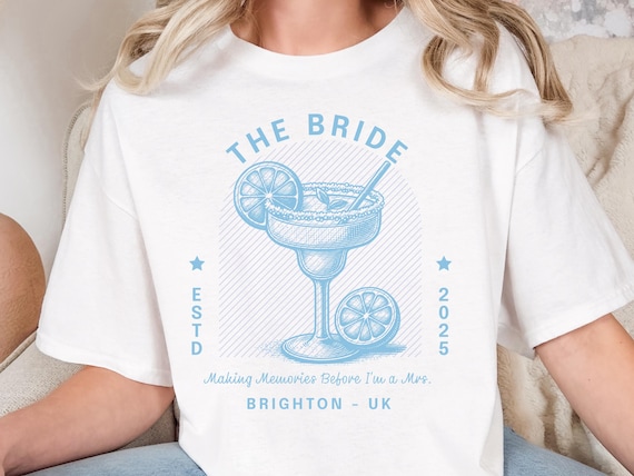 Hen Do Tshirt Hen Party Shirt Personalised Bachelorette Weekend Custom T-Shirts Hen Do Outfit for Bride and Guest Bridal Shower