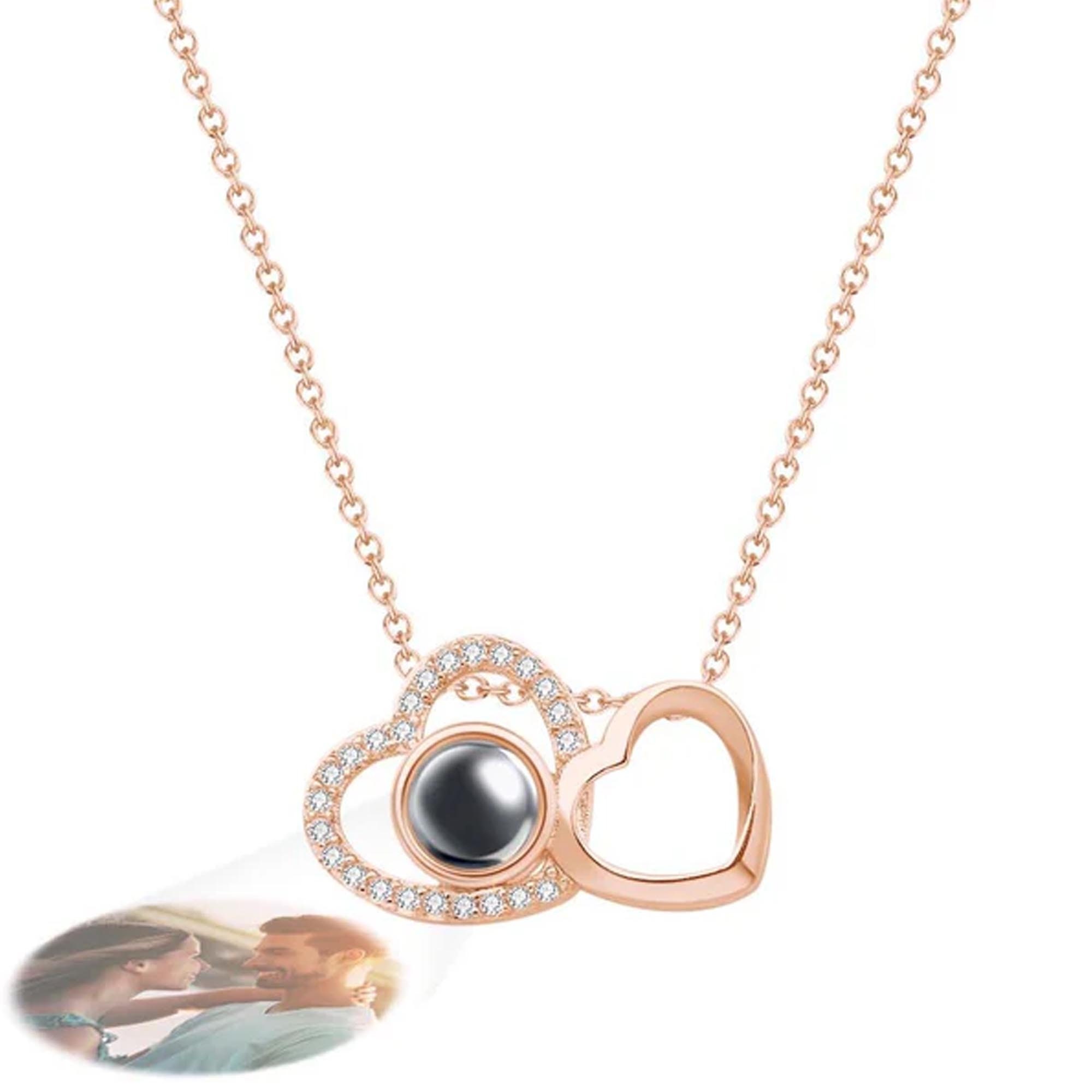 Personalized Photo Projection Mom Necklace