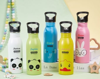 Personalized Children Water Bottles Stainless Steel Drinking Bottle Kid Water Bottle Custom Children Water Bottle Baby Water Drinking Bottle