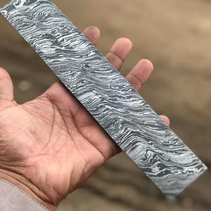 1 Pezzo VG10 Sandwich In Acciaio Di Damasco Per Coltelli Fai - Foto 7