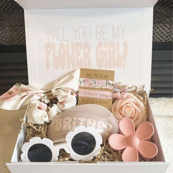 Bridesmaid Proposal Box Personalized Gift Will You Be My Bridesmaid Personalized Gift Box Set Maid of Honor Glass Can Coffee Cup