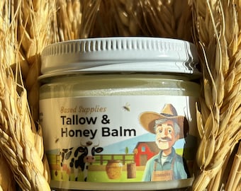 Suif hydratant tout usage 100 % naturel engraissé à l'herbe et engraissé au bœuf