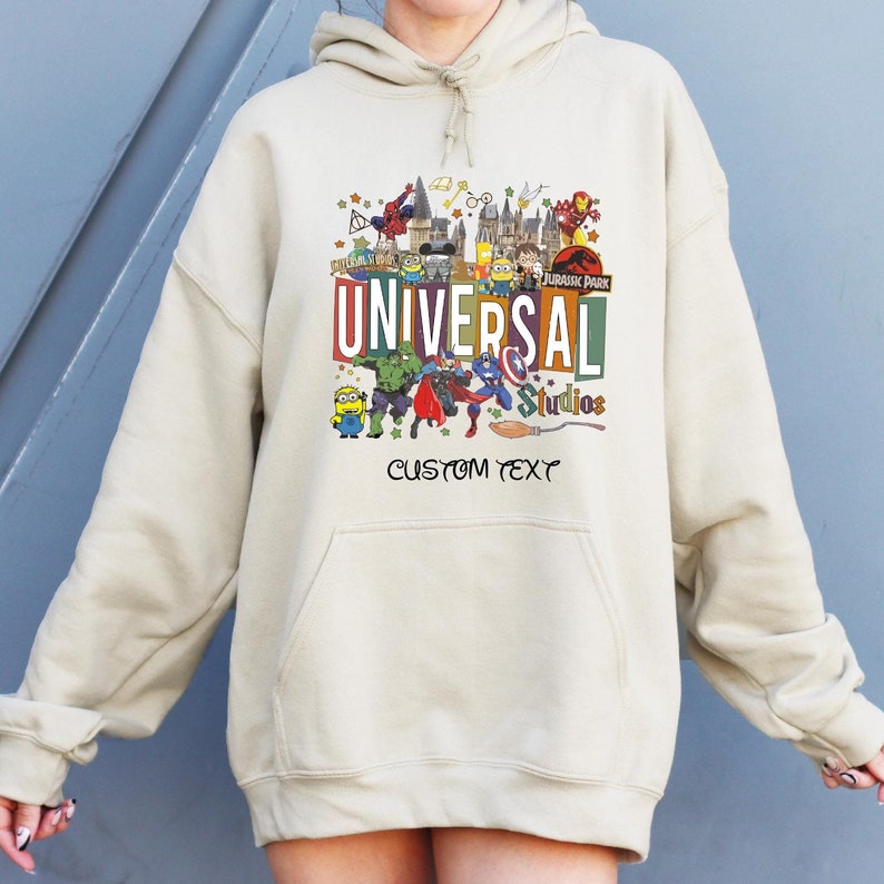 Vintage Universal Studios Sweatshirt, Universal Studios Family Vacation