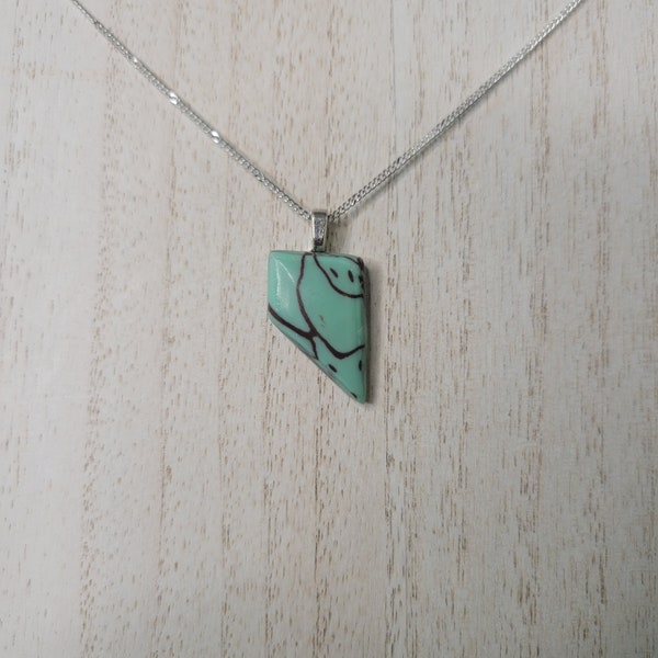 Nevada Polymer Clay Pendant Necklace